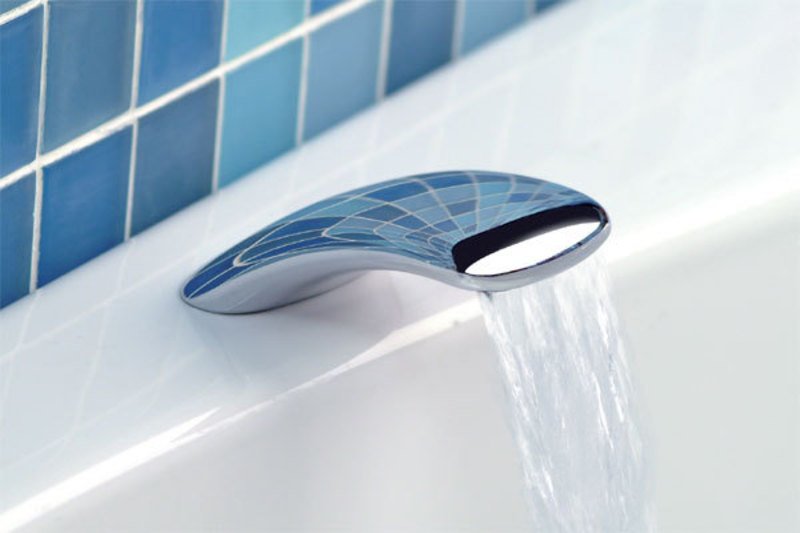 Výtoková hubice na okraj vany 80mm, chrom - BD31051