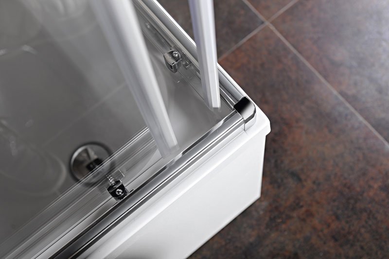 Polysan CARMEN 900x900, čtvercová zástěna R55, čirá - MD5116