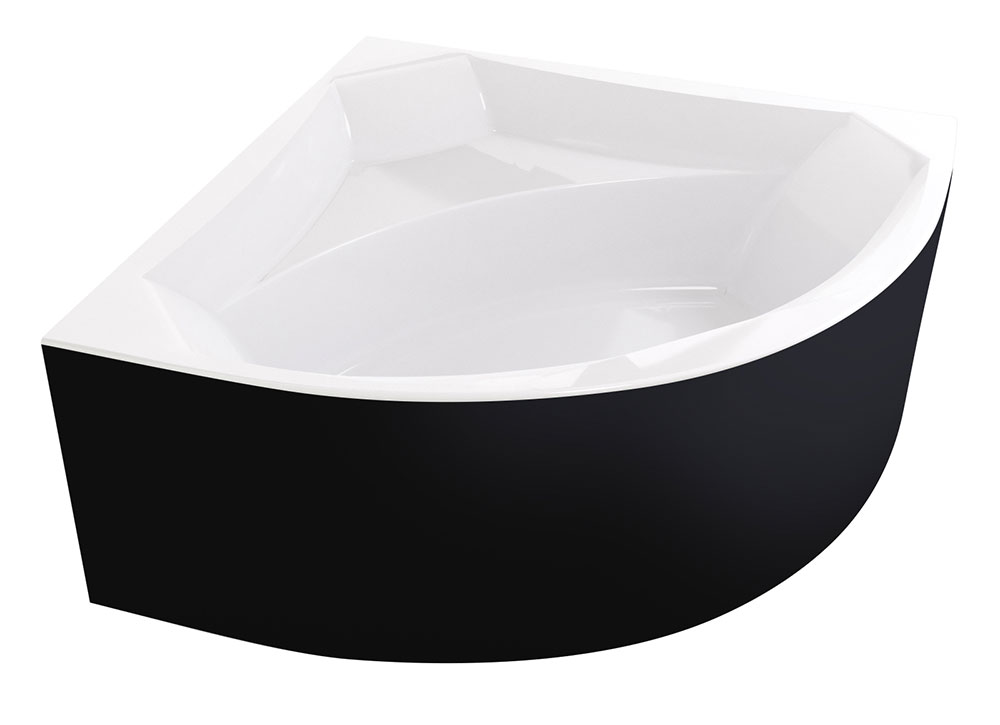 Polysan ROSANA MONOLITH 136x136 vana, černá - 64119MB