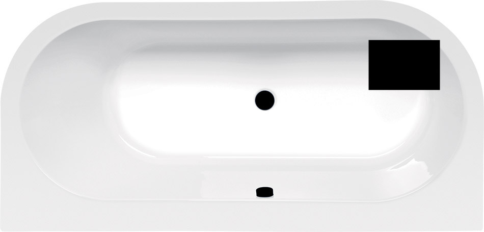 Polysan ASTRA DR 160 x 75 cm černá- 34611MDRB