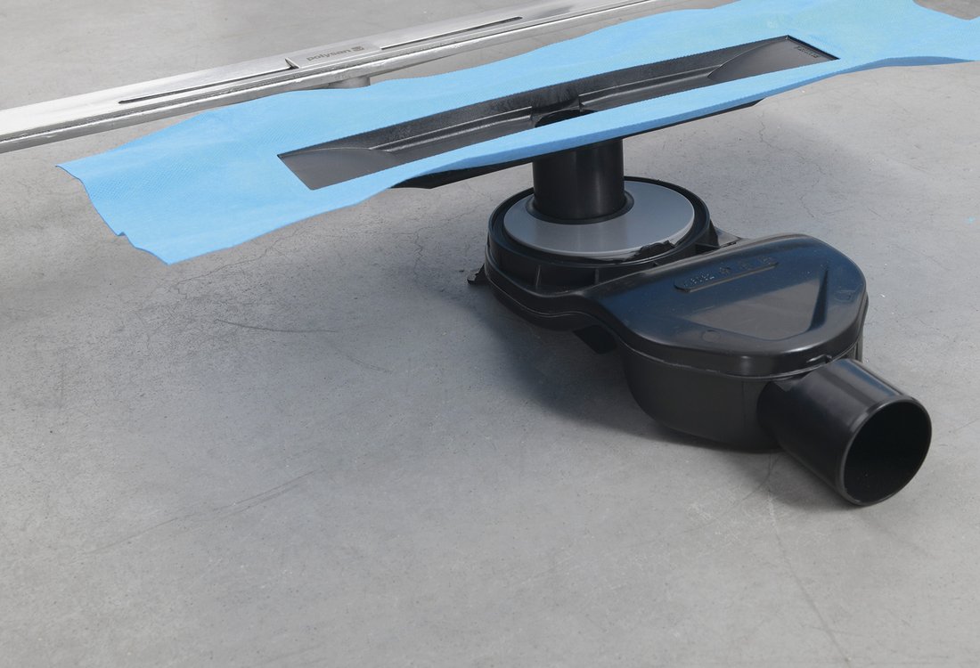 Polysan SLIM RIVER nerezový sprchový kanálek s roštem, 400-1000mm - RV100