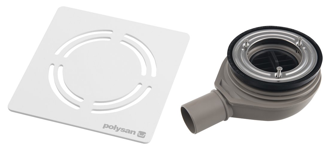 FLEXIA GEBERIT vaničkový sifon, průměr 90mm, DN40, krytka bílá