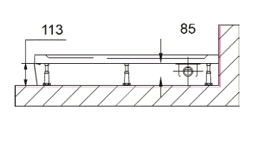 Polysan obkladový panel k vaničkám z litého mramoru