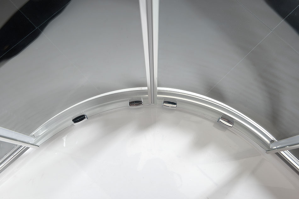 Polysan LUCIS LINE 900x900, čtvrtkruhová sprchová zástěna R55 - DL2615