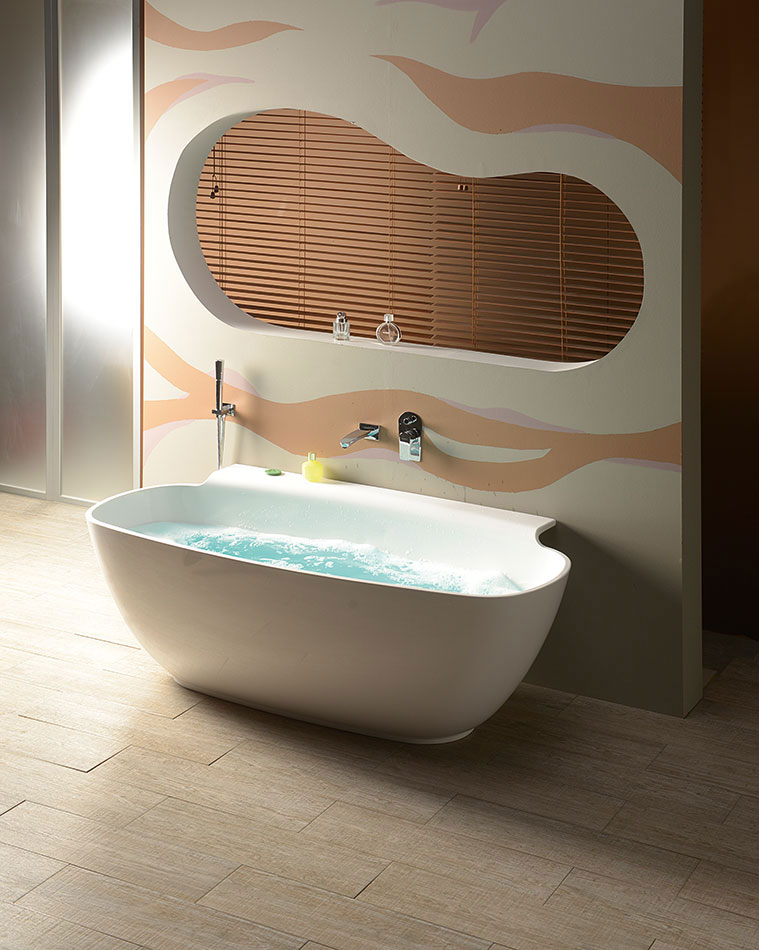  Polysan NIGRA 158x80 volně stojící vana - 82511