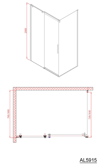 Polysan ALTIS LINE 800, boční stěna - AL5915C