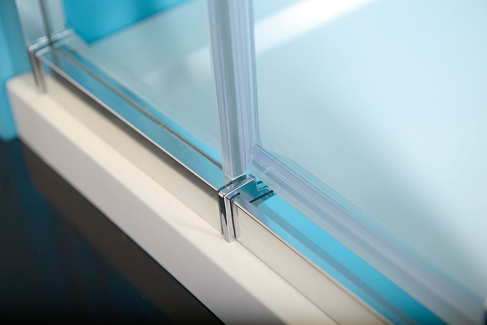 Polysan EASY LINE sprchové dveře otočné 760-900mm s pevnou stěnou - EL1615