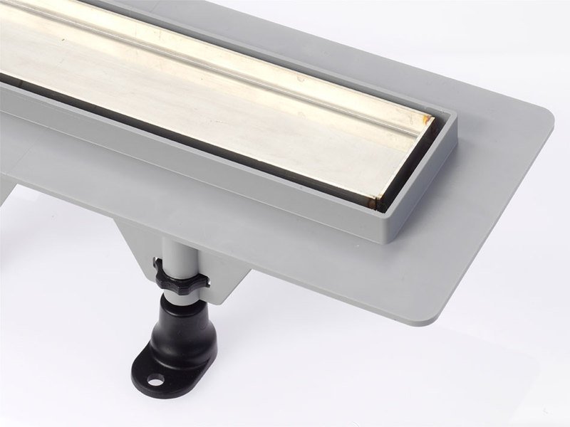 Polysan TILE 455 mm, kanálek s nerezovým roštem pro dlažbu - 72836