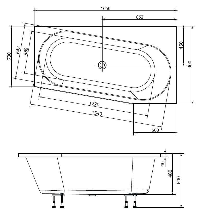 Polysan ASTRA WR 165 x 90 cm - 31611