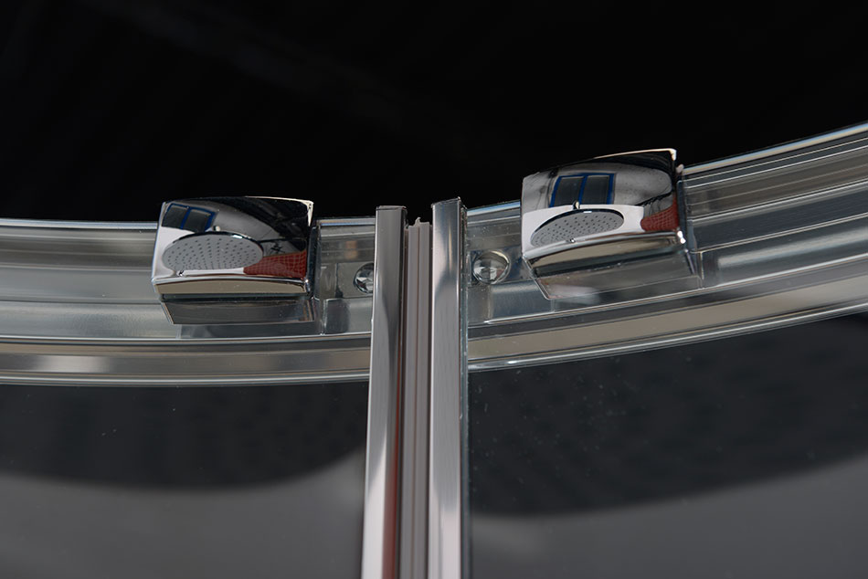 Polysan LUCIS LINE 900x900, čtvrtkruhová sprchová zástěna R55 - DL2615