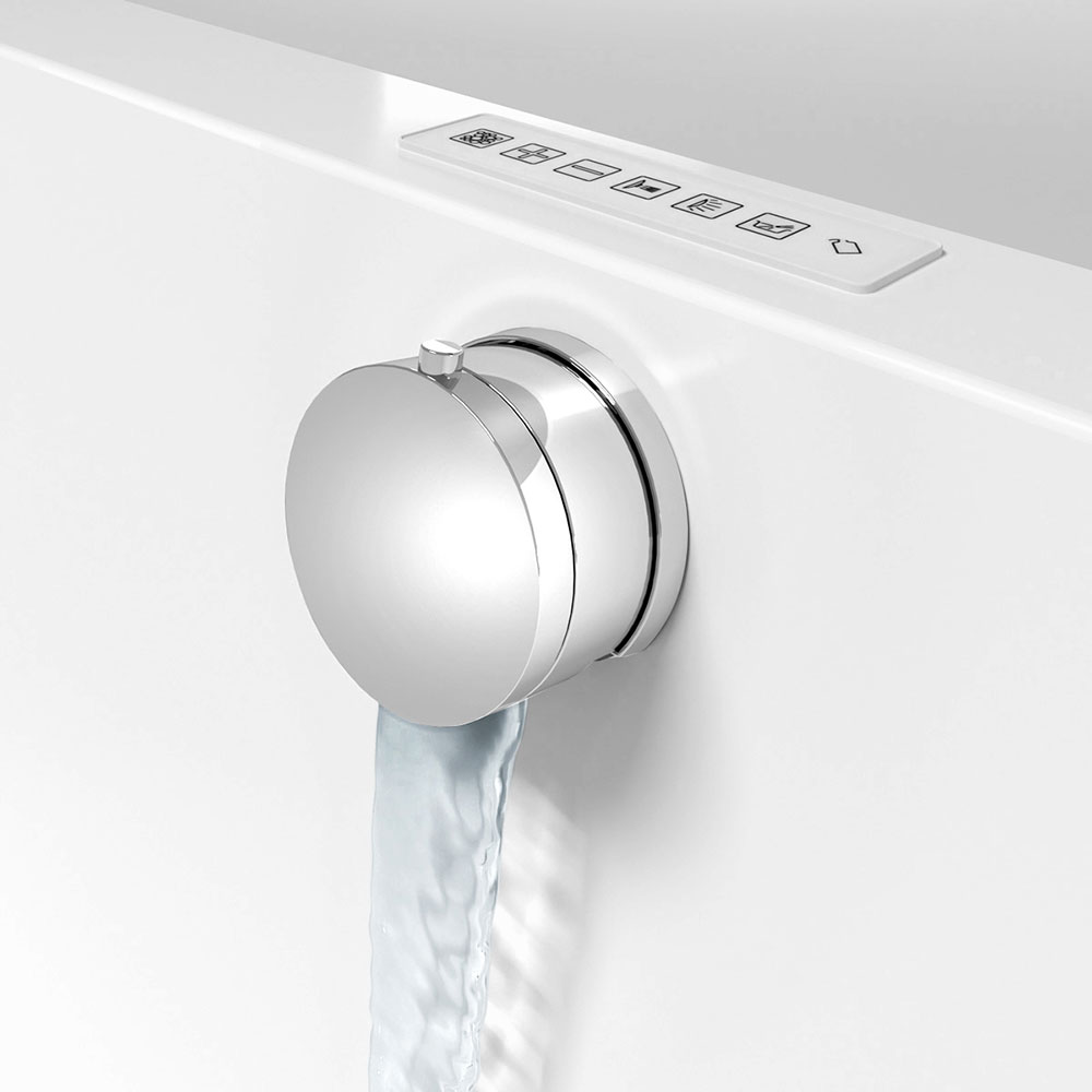 Polysan vanová souprava s napouštěním 575mm, chrom - 71684