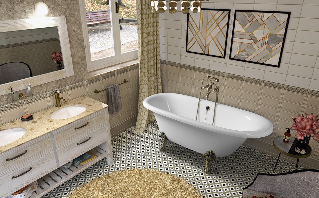  Polysan REGATA 175x85 volně stojící vana - 10121