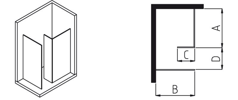 Polysan MODULAR SHOWER MS80B