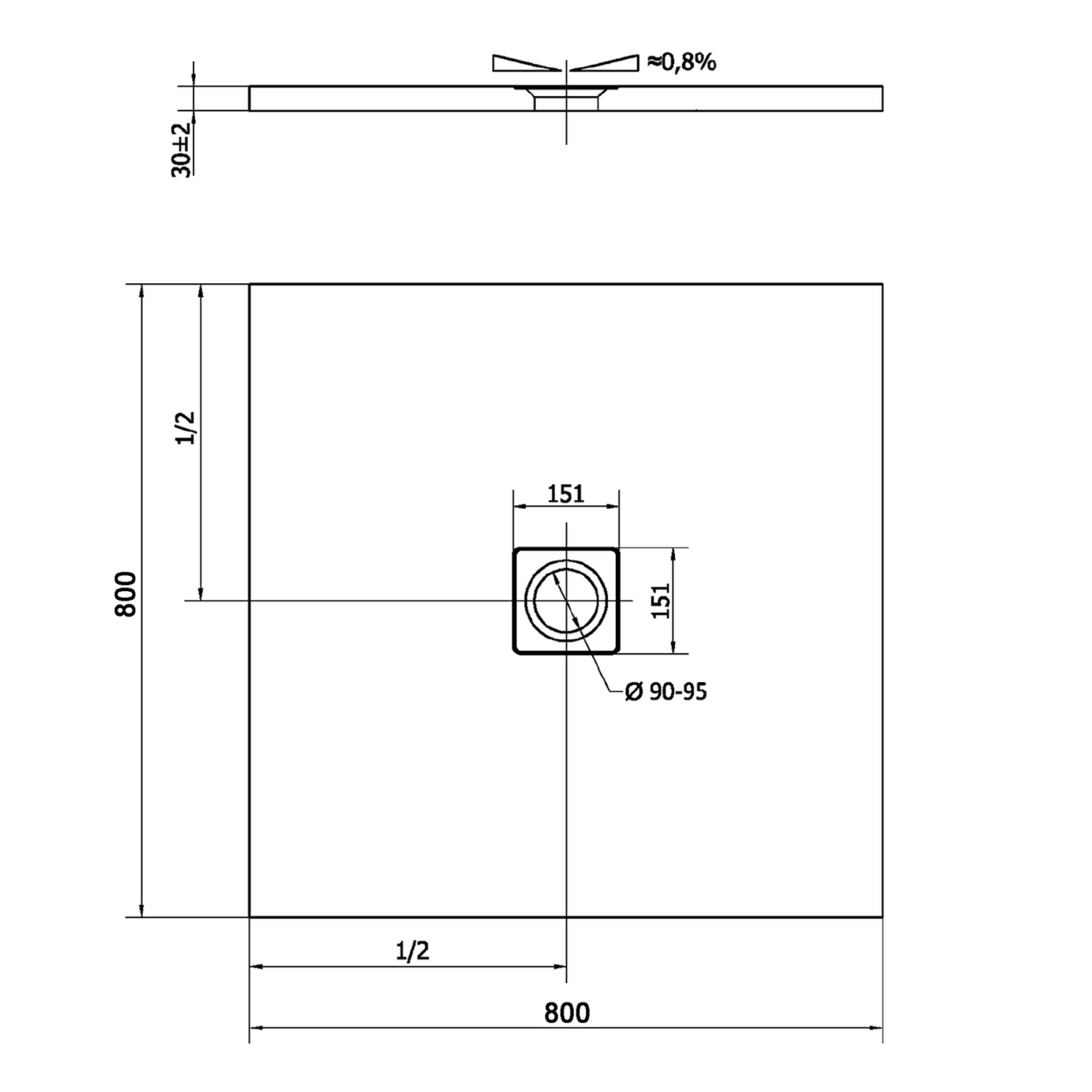 Polysan FLEXIA 80x80 - 72941