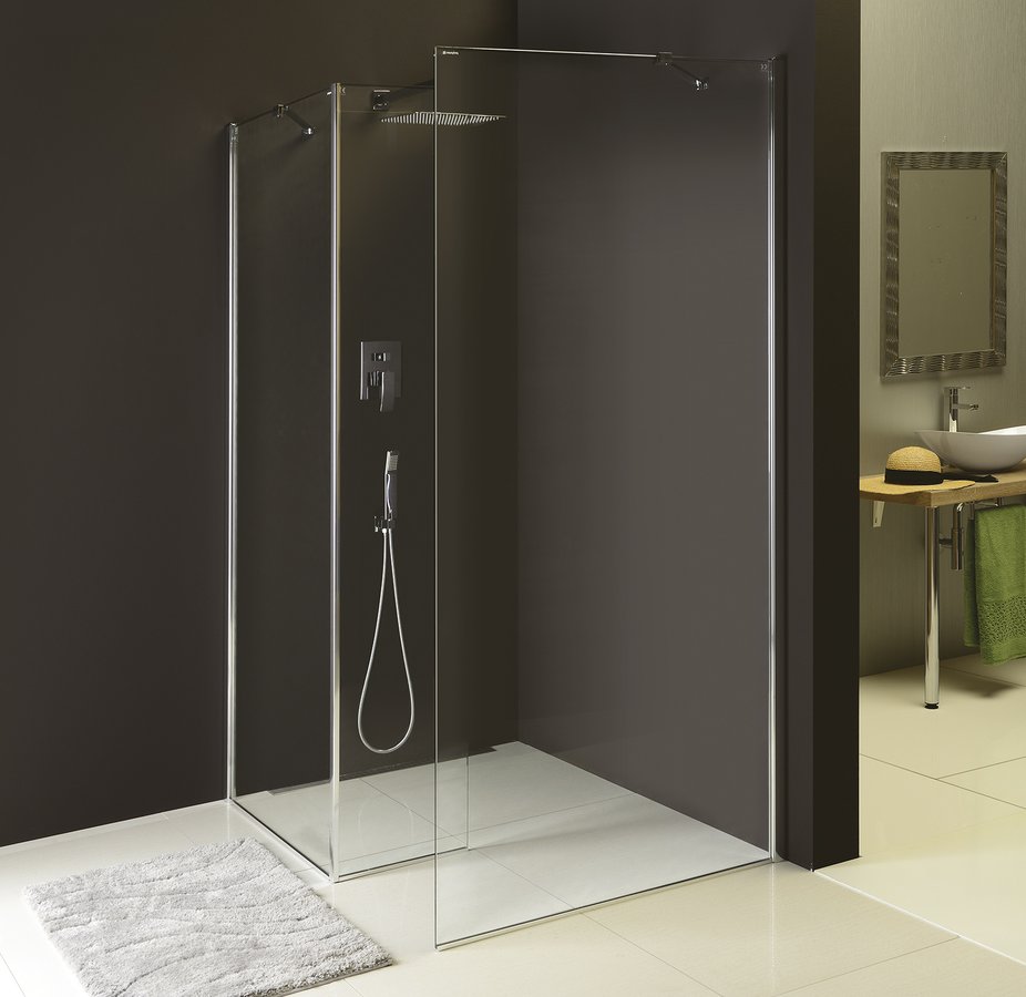 Polysan MODULAR SHOWER stěna k instalaci na zeď, pro připojení pevného panelu - MS2A-ATYP90