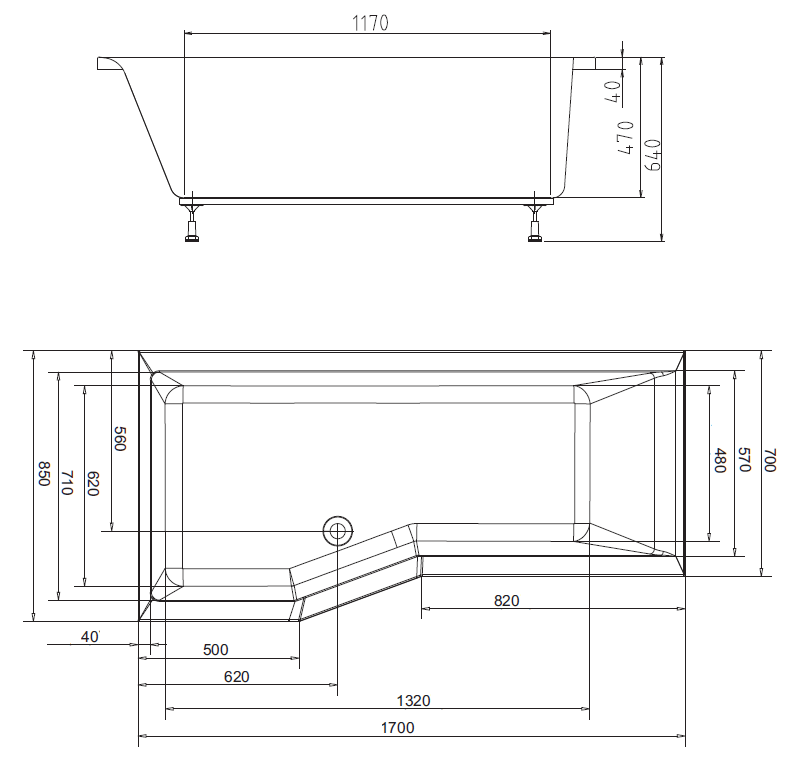 Polysan VERSYS L 170 x 85 cm - 70111
