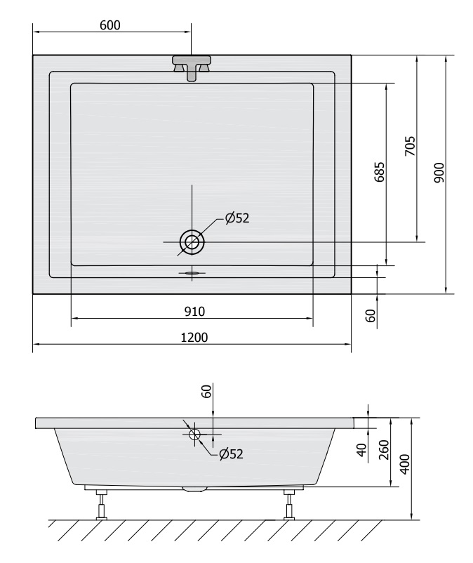 Polysan DEEP 120x90 - 72383
