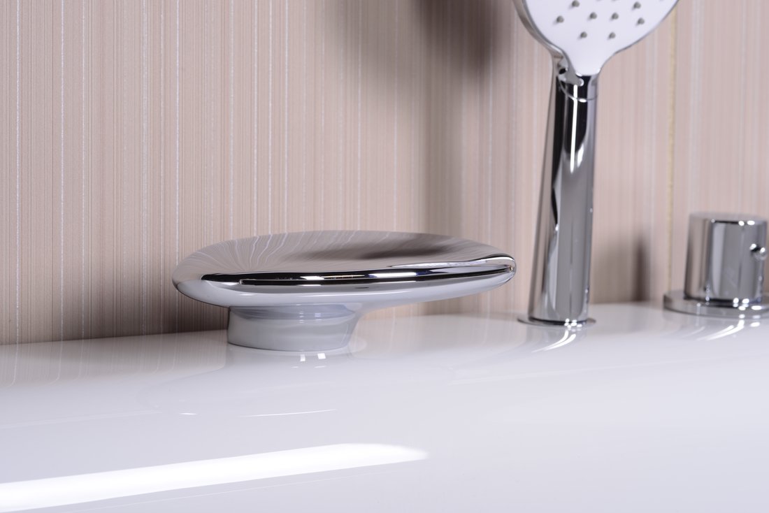 Výtoková hubice na okraj vany 170mm, chrom - 48B100